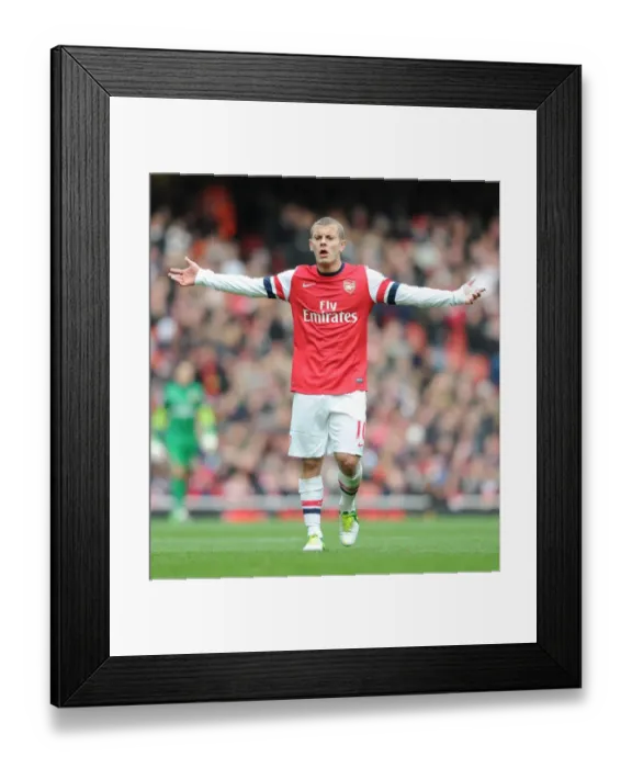 Framed Print : Jack Wilshere: Arsenal Midfielder in Action