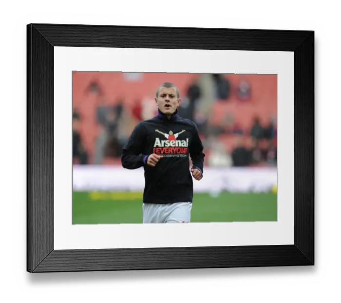 Framed Print : Jack Wilshere - Arsenal's Midfield Maestro: Arsenal v Queens Park Rangers, Premier League 2012-13