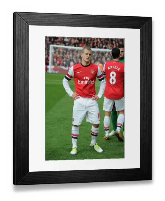 Framed Print : Jack Wilshere in Action: Arsenal vs. Queens Park Rangers, Premier League 2012-13