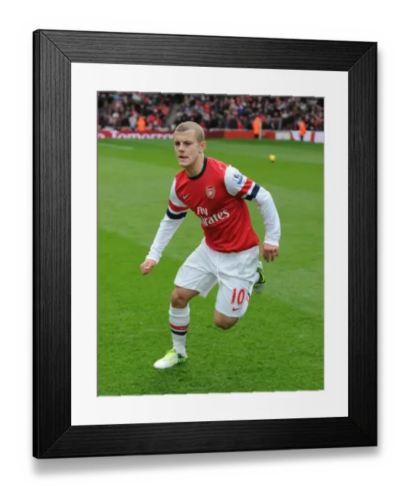 Framed Print : Jack Wilshere Gearing Up: Arsenal vs. Queens Park Rangers, Premier League 2012-13 Framed Print : Jack Wilshere Gearing Up: Arsenal vs. Queens Park Rangers, Premier League 2012-13