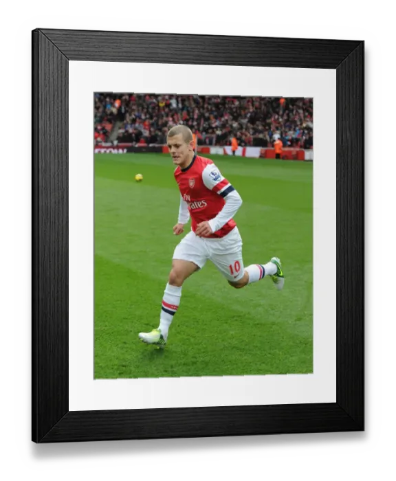 Framed Print : Arsenal's Jack Wilshere Gears Up for Action Against Queens Park Rangers (2012-13) Framed Print : Arsenal's Jack Wilshere Gears Up for Action Against Queens Park Rangers (2012-13)