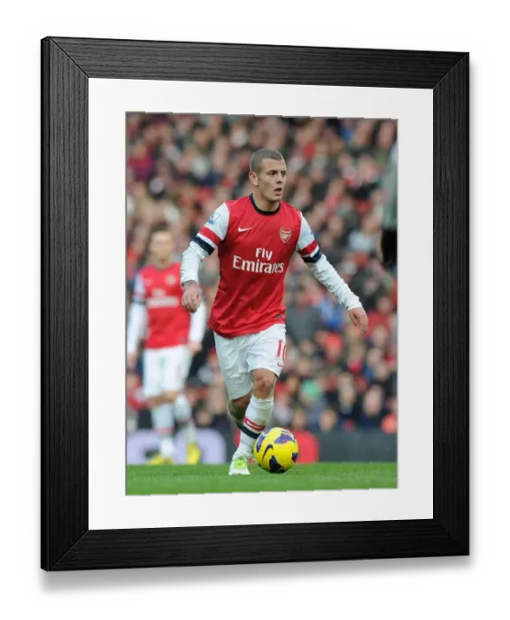 Framed Print : Jack Wilshere: Arsenal's Midfield Maestro Shines Against Queens Park Rangers (2012-13)
