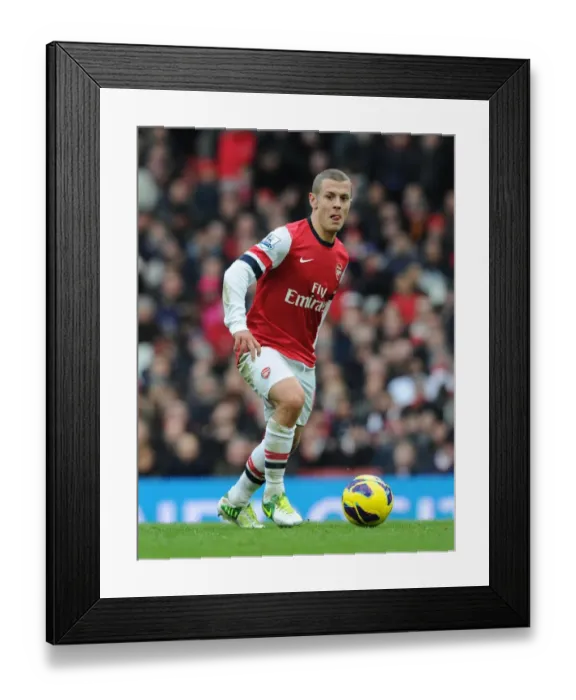 Framed Print : Jack Wilshere: Midfield Mastermind in Action for Arsenal vs. Queens Park Rangers, 2012-13