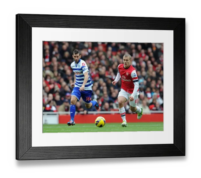 Framed Print : Jack Wilshere (Arsenal) Esteban Granero (QPR). Arsenal 1: 0 Queens Park Rangers Framed Print : Jack Wilshere (Arsenal) Esteban Granero (QPR). Arsenal 1: 0 Queens Park Rangers