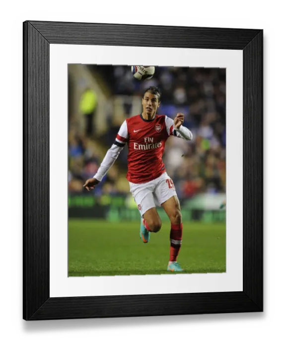 Framed Print : Chamakh Leads Arsenal Past Reading in Capital One Cup