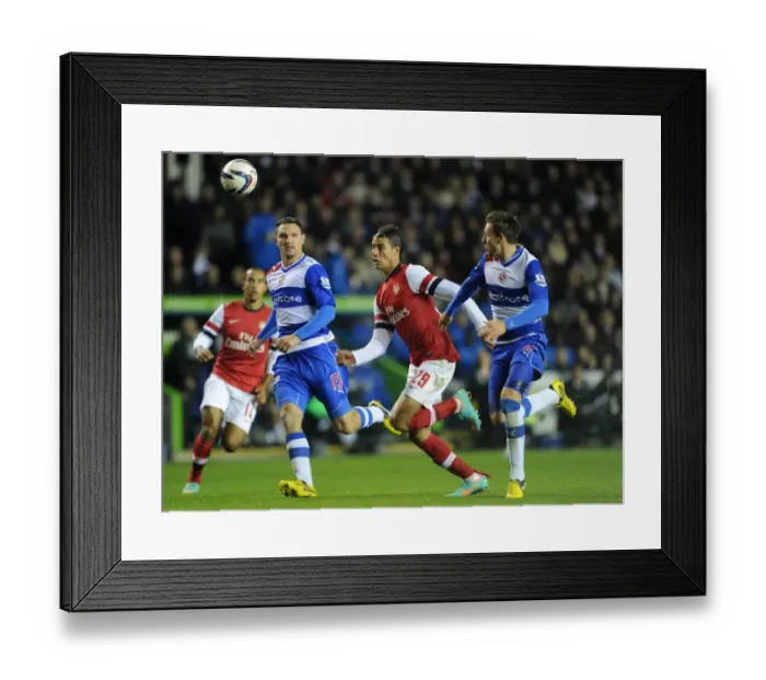 Framed Print : Maraooune Chamakh (Arsenal) Sean Morrison and Chris Gunter (Reading). Reading 5: 7 Arsenal Framed Print : Maraooune Chamakh (Arsenal) Sean Morrison and Chris Gunter (Reading). Reading 5: 7 Arsenal