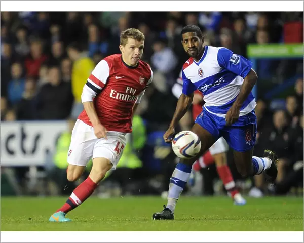 Thomas Eisfeld (Arsenal) Mikele Leigertwood (Reading). Reading 5: 7 Arsenal