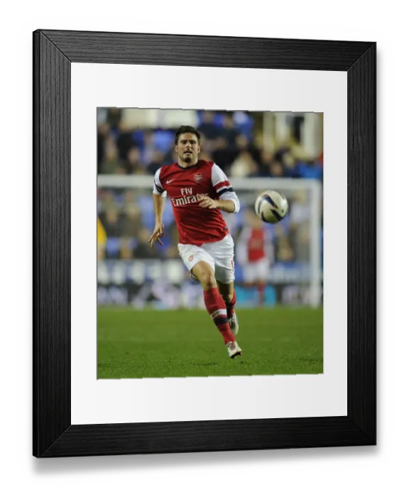 Framed Print : Olivier Giroud in Action: Arsenal vs. Reading - Capital One Cup 2012-13 Framed Print : Olivier Giroud in Action: Arsenal vs. Reading - Capital One Cup 2012-13
