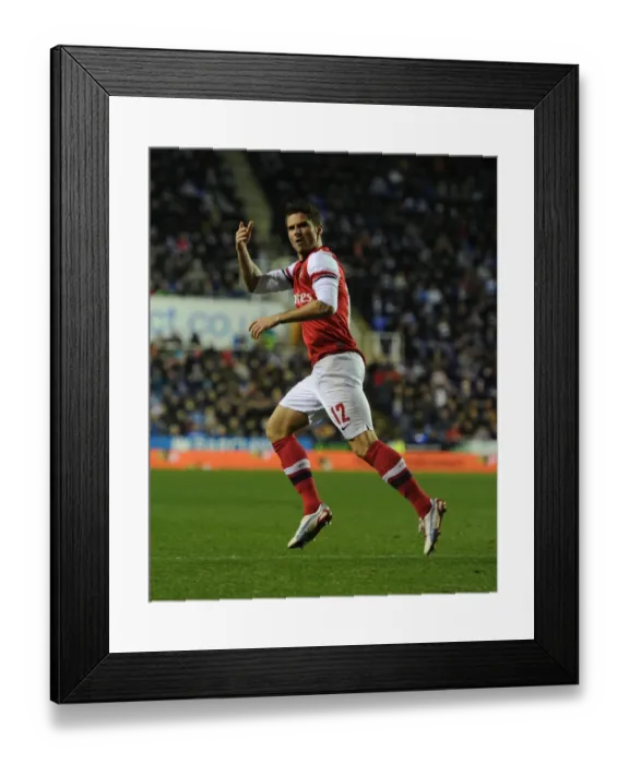 Framed Print : Olivier Giroud's Brace: Arsenal Triumphs over Reading in the Capital One Cup (2012-13) Framed Print : Olivier Giroud's Brace: Arsenal Triumphs over Reading in the Capital One Cup (2012-13)