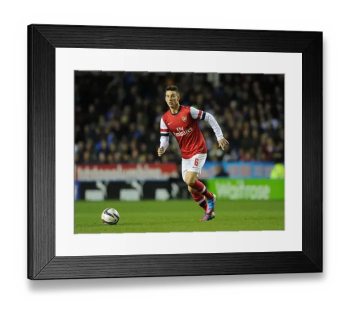 Framed Print : Laurent Koscielny (Arsenal). Reading 5: 7 Arsenal. Capital One Cup. Round 4 Framed Print : Laurent Koscielny (Arsenal). Reading 5: 7 Arsenal. Capital One Cup. Round 4