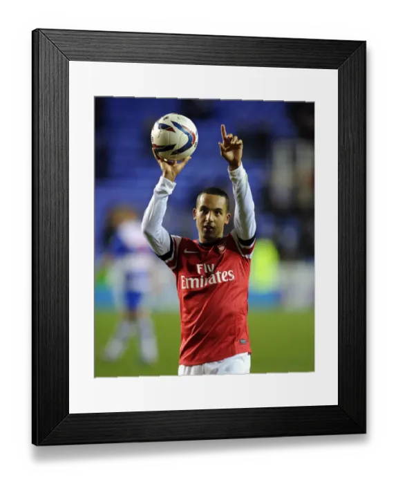 Framed Print : Theo Walcott's Hat-Trick: Arsenal's Triumph in the Capital One Cup over Reading (2012-13) Framed Print : Theo Walcott's Hat-Trick: Arsenal's Triumph in the Capital One Cup over Reading (2012-13)