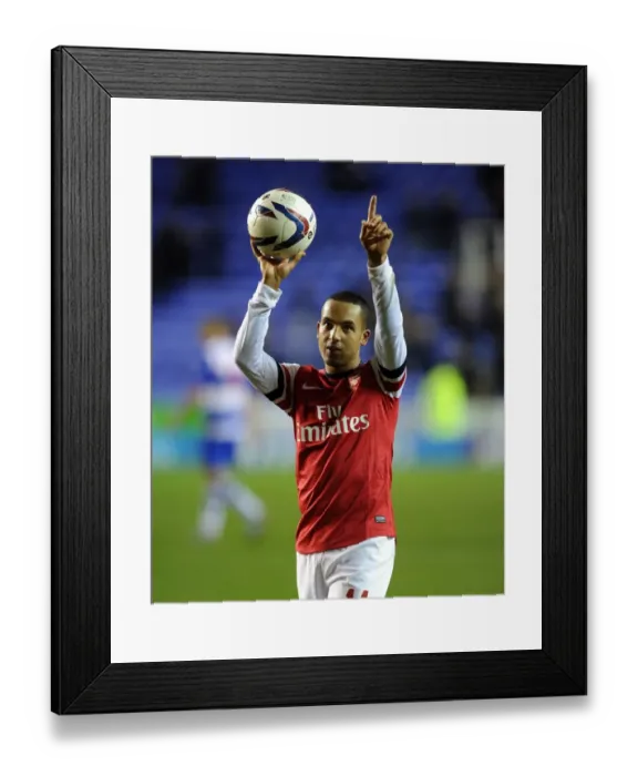 Framed Print : Theo Walcott's Hat-Trick: Arsenal's Capital One Cup Victory over Reading (2012-13)