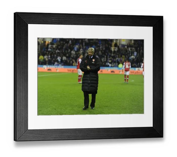Framed Print : Arsene Wenger and Arsenal Face Reading in Capital One Cup Showdown Framed Print : Arsene Wenger and Arsenal Face Reading in Capital One Cup Showdown