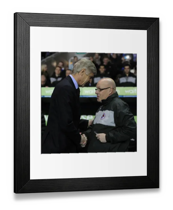 Framed Print : Arsene Wenger and Brian McDermott: Pre-Match Showdown - Arsenal vs. Reading, Capital One Cup 2012-13 Framed Print : Arsene Wenger and Brian McDermott: Pre-Match Showdown - Arsenal vs. Reading, Capital One Cup 2012-13