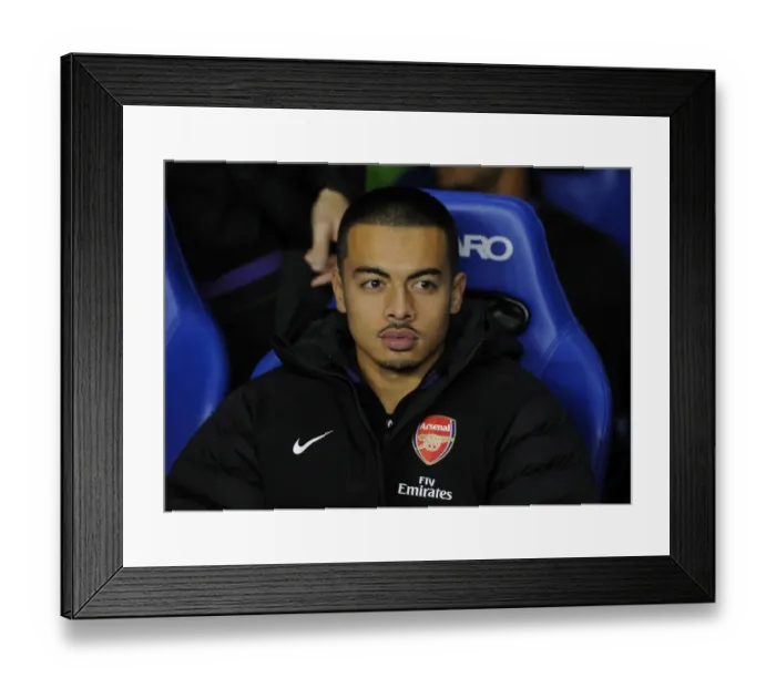 Framed Print : Arsenal's Nico Yennaris Prepares for Reading Showdown in Capital One Cup