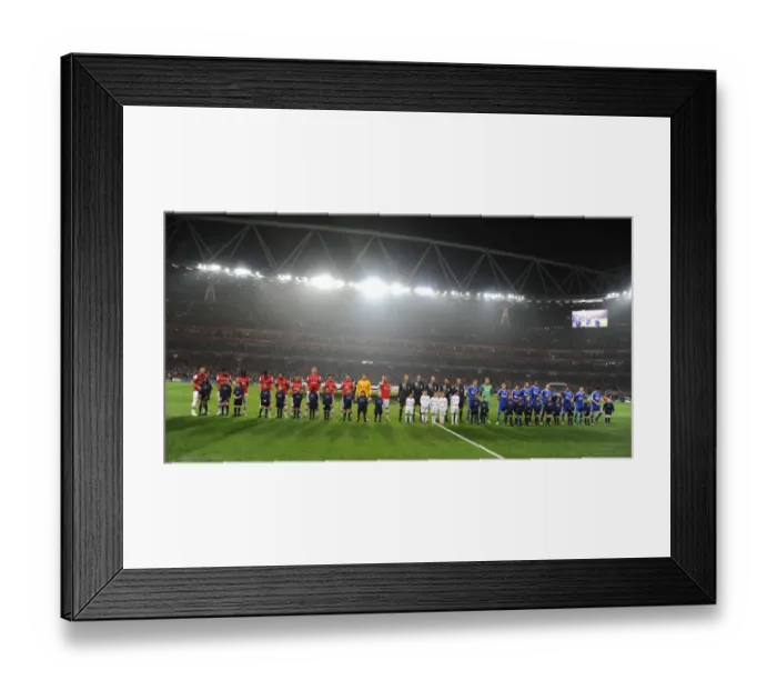Framed Print : Arsenal FC vs. FC Schalke 04 - UEFA Champions League Showdown, Emirates Stadium, 2012 Framed Print : Arsenal FC vs. FC Schalke 04 - UEFA Champions League Showdown, Emirates Stadium, 2012