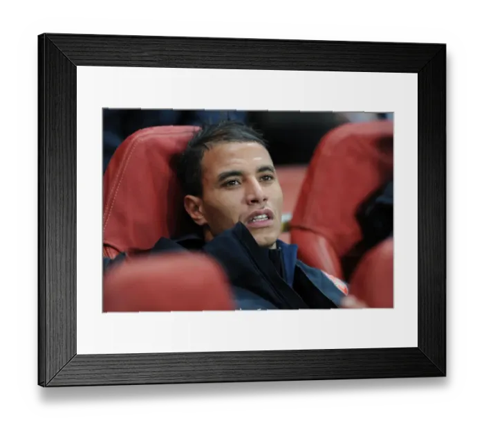 Framed Print : Marouane Chamakh: Arsenal FC's Focus Before Schalke 04 Clash (2012-13) Framed Print : Marouane Chamakh: Arsenal FC's Focus Before Schalke 04 Clash (2012-13)
