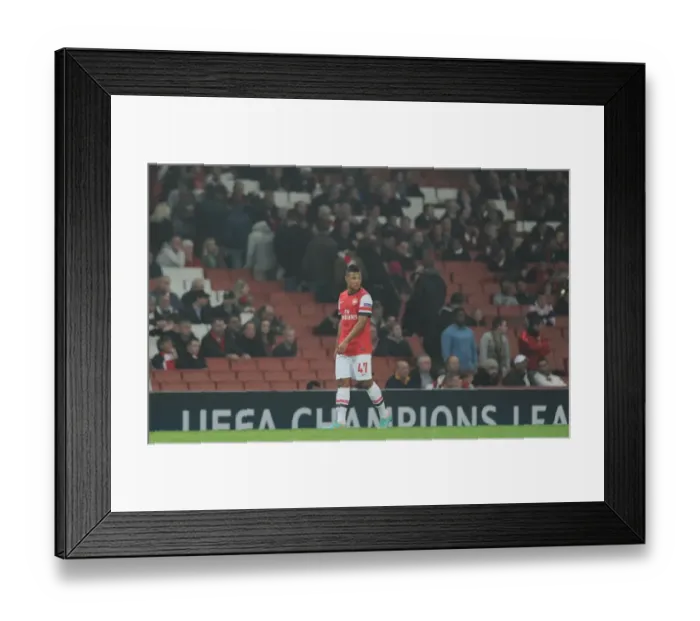 Framed Print : Serge Gnabry Faces Empty Emirates Stadium During Arsenal vs Schalke 04, UEFA Champions League (2012) Framed Print : Serge Gnabry Faces Empty Emirates Stadium During Arsenal vs Schalke 04, UEFA Champions League (2012)