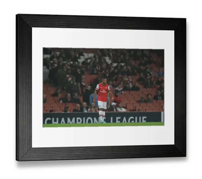 Framed Print : Lone Star: Serge Gnabry at Empty Emirates Stadium (Arsenal vs. Schalke 04, UEFA Champions League, 2012) Framed Print : Lone Star: Serge Gnabry at Empty Emirates Stadium (Arsenal vs. Schalke 04, UEFA Champions League, 2012)