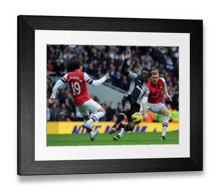 Framed Print : Arsenal vs. Tottenham: Cazorla Fouls Adebayor, Adebayor Red-Carded Framed Print : Arsenal vs. Tottenham: Cazorla Fouls Adebayor, Adebayor Red-Carded