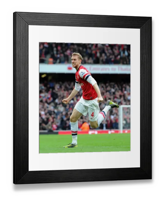 Framed Print : Mertesacker's Thriller: Arsenal's First Goal in a 5-2 Victory Over Tottenham Framed Print : Mertesacker's Thriller: Arsenal's First Goal in a 5-2 Victory Over Tottenham