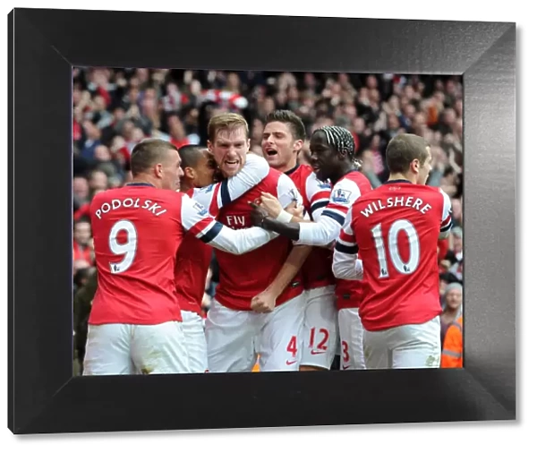 Per Mertesacker's Stunner: Arsenal's Thrilling 5-2 Victory Over Tottenham (2012-13)
