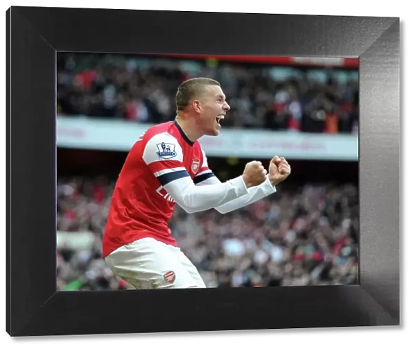Lukas Podolski's Brilliant Performance: Arsenal's 4-Goal Blitz Against Tottenham Hotspur (2012-13)