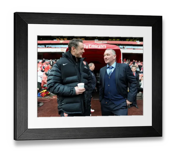 Framed Print : Arsenal Legends: John Jensen Scores Past Coach Tony Roberts in Epic 5-2 Victory over Tottenham Framed Print : Arsenal Legends: John Jensen Scores Past Coach Tony Roberts in Epic 5-2 Victory over Tottenham