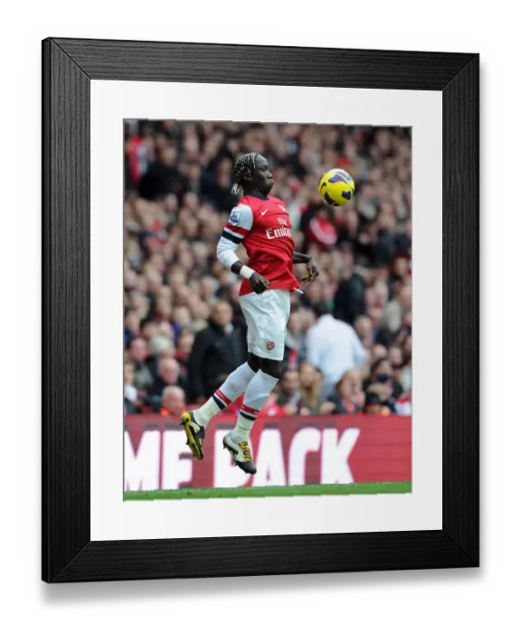 Framed Print : Bacary Sagna: Arsenal vs. Tottenham Hotspur, Premier League 2012-13 - In Action