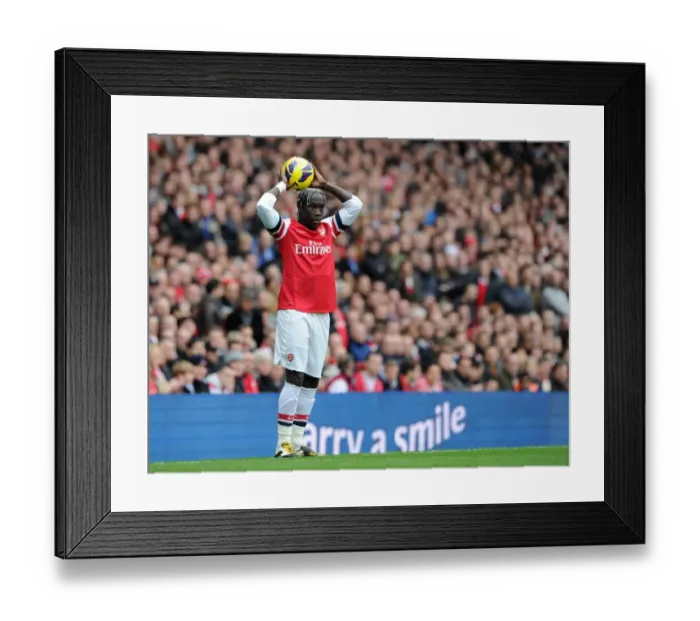 Framed Print : Bacary Sagna (Arsenal). Arsenal 5: 2 Tottenham Hotspur. Barclays Premier League. Emirates Stadium Framed Print : Bacary Sagna (Arsenal). Arsenal 5: 2 Tottenham Hotspur. Barclays Premier League. Emirates Stadium
