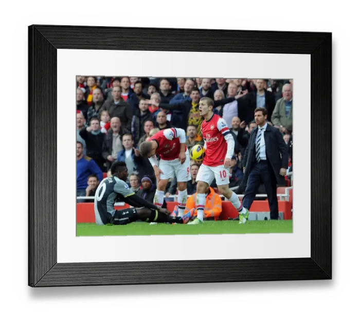 Framed Print : Arsenal vs. Tottenham: Wilshere vs. Adebayor - London Derby Clash Framed Print : Arsenal vs. Tottenham: Wilshere vs. Adebayor - London Derby Clash