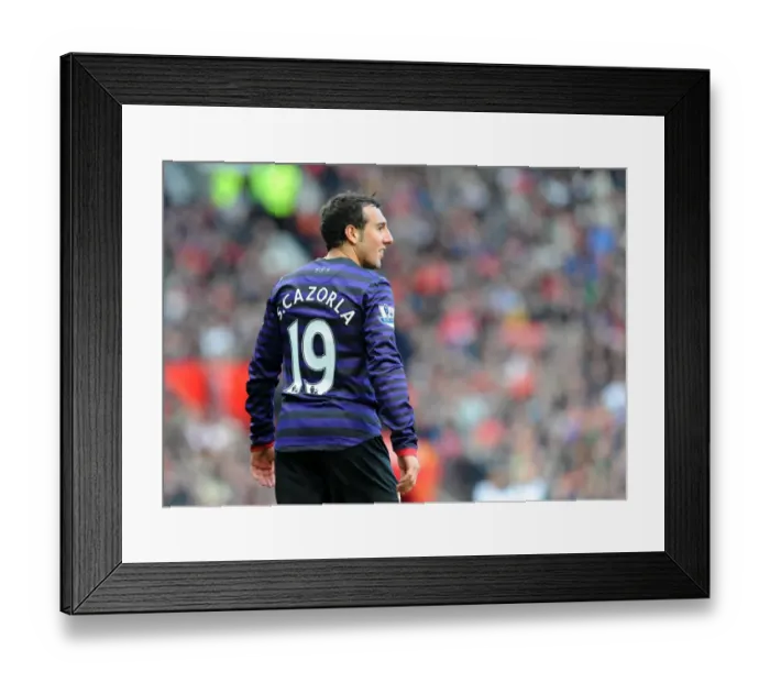 Framed Print : Santi Cazorla: Arsenal Star in Action Against Manchester United (2012-13) Framed Print : Santi Cazorla: Arsenal Star in Action Against Manchester United (2012-13)