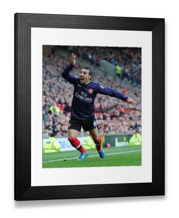 Framed Print : Santi Cazorla: Brilliant Performance in the Manchester Derby (Arsenal vs Manchester United, 2012-13)