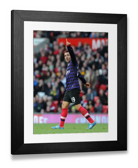 Framed Print : Santi Cazorla's Goal: Manchester United vs. Arsenal, Premier League 2012-13 Framed Print : Santi Cazorla's Goal: Manchester United vs. Arsenal, Premier League 2012-13