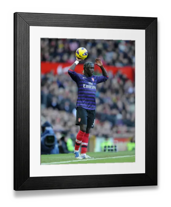 Framed Print : Bacary Sagna (Arsenal). Manchester United 2: 1 Arsenal. Barclays Premier League. Old Trafford Framed Print : Bacary Sagna (Arsenal). Manchester United 2: 1 Arsenal. Barclays Premier League. Old Trafford