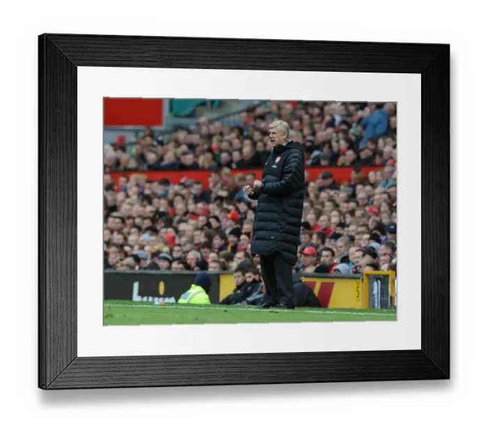 Framed Print : Arsene Wenger at Old Trafford: A Football Rivalry Epic (Manchester United vs. Arsenal, 2012-13) Framed Print : Arsene Wenger at Old Trafford: A Football Rivalry Epic (Manchester United vs. Arsenal, 2012-13)