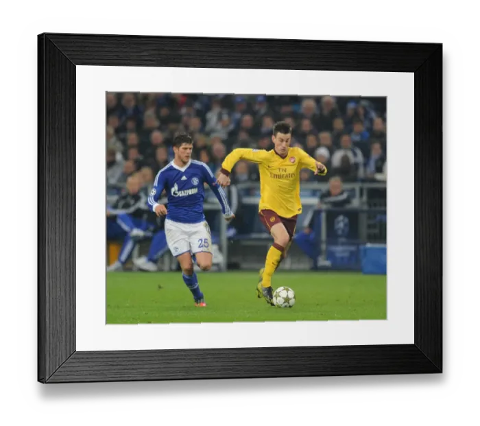 Framed Print : Koscielny vs Huntelaar: Battle in the UEFA Champions League