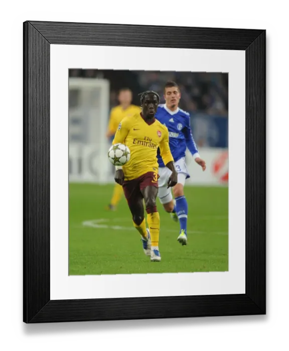 Framed Print : Bacary Sagna in Action: Schalke 04 vs. Arsenal FC, UEFA Champions League (2012) Framed Print : Bacary Sagna in Action: Schalke 04 vs. Arsenal FC, UEFA Champions League (2012)