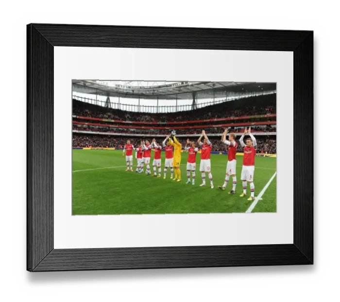 Framed Print : Arsenal vs Fulham: Premier League Showdown at Emirates Stadium (2012-13)