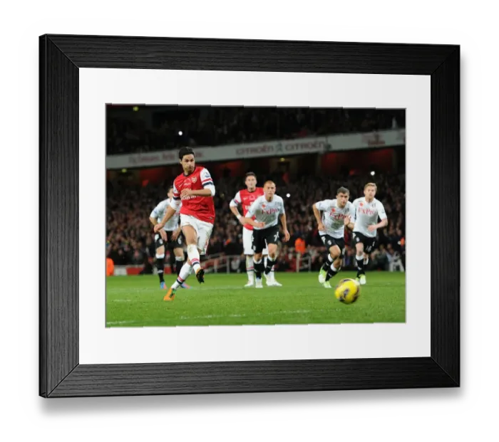 Framed Print : Last-Minute Penalty Miss: Mikel Arteta (Arsenal v Fulham, 2012-13)
