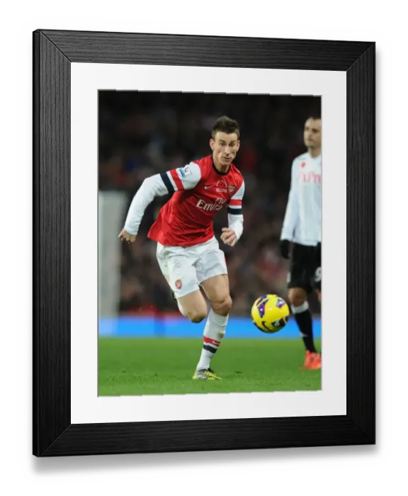 Framed Print : Arsenal's Koscielny in Action: Arsenal vs Fulham, Premier League 2012-13 Framed Print : Arsenal's Koscielny in Action: Arsenal vs Fulham, Premier League 2012-13