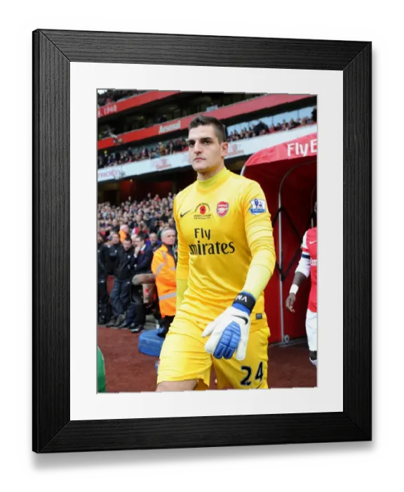 Framed Print : Vito Mannone (Arsenal). Arsenal 3: 3 Fulham. Barclays Premier League. Emirates Stadium, 10 / 11 / 12 Framed Print : Vito Mannone (Arsenal). Arsenal 3: 3 Fulham. Barclays Premier League. Emirates Stadium, 10 / 11 / 12