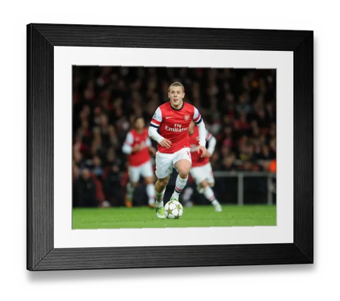 Framed Print : Jack Wilshere in Action: Arsenal vs Montpellier, UEFA Champions League 2012-13 Framed Print : Jack Wilshere in Action: Arsenal vs Montpellier, UEFA Champions League 2012-13