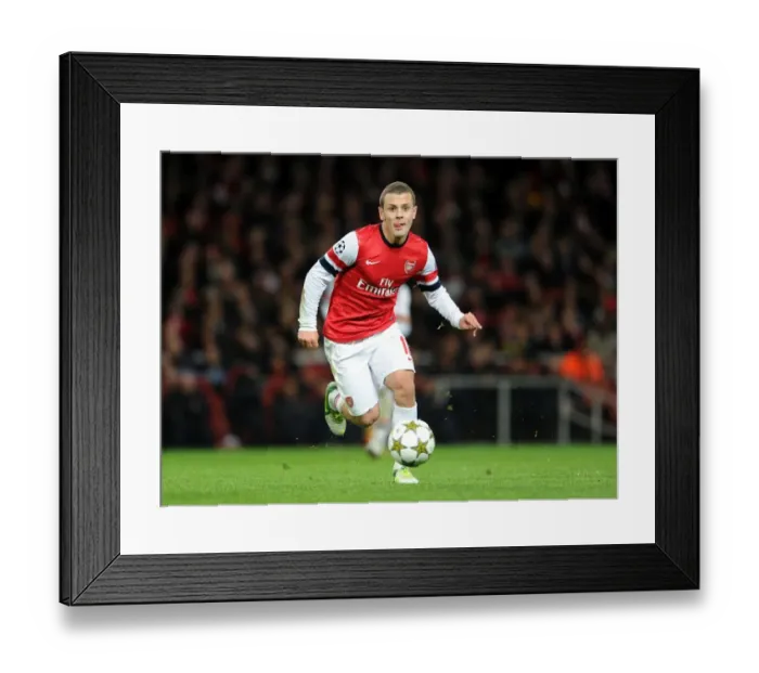 Framed Print : Jack Wilshere (Arsenal). Arsenal 2: 0 Montpellier. UEFA Champions League. Group B Framed Print : Jack Wilshere (Arsenal). Arsenal 2: 0 Montpellier. UEFA Champions League. Group B