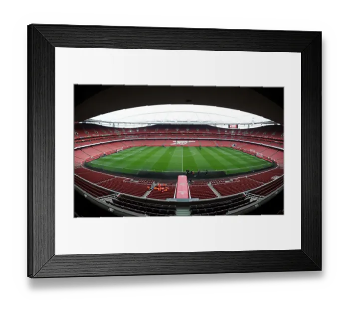 Framed Print : Emirates Stadium: Pre-Match Atmosphere - Arsenal vs West Bromwich Albion (2012-13)