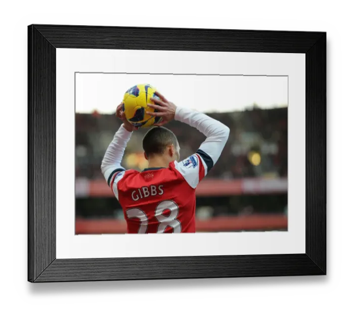 Framed Print : Arsenal's Kieran Gibbs in Action Against West Bromwich Albion (2012-13) Framed Print : Arsenal's Kieran Gibbs in Action Against West Bromwich Albion (2012-13)