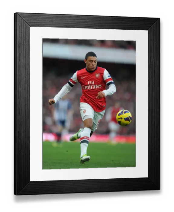 Framed Print : Alex Oxlade-Chamberlain in Action for Arsenal vs. West Bromwich Albion (2012-13) Framed Print : Alex Oxlade-Chamberlain in Action for Arsenal vs. West Bromwich Albion (2012-13)