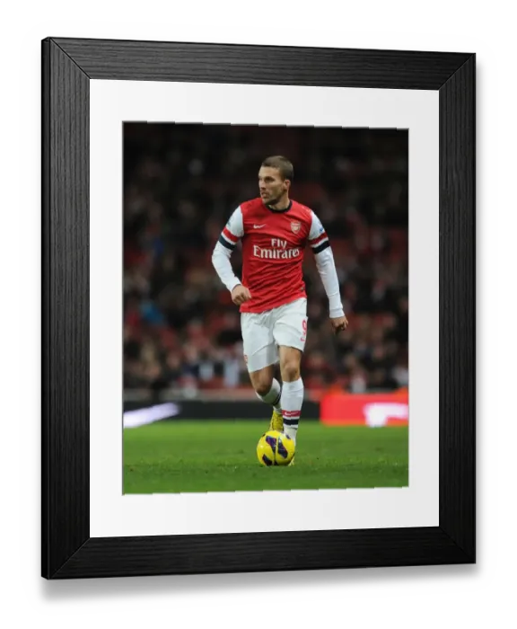 Framed Print : Lukas Podolski in Action: Arsenal vs. West Bromwich Albion, 2012-13 Premier League Framed Print : Lukas Podolski in Action: Arsenal vs. West Bromwich Albion, 2012-13 Premier League