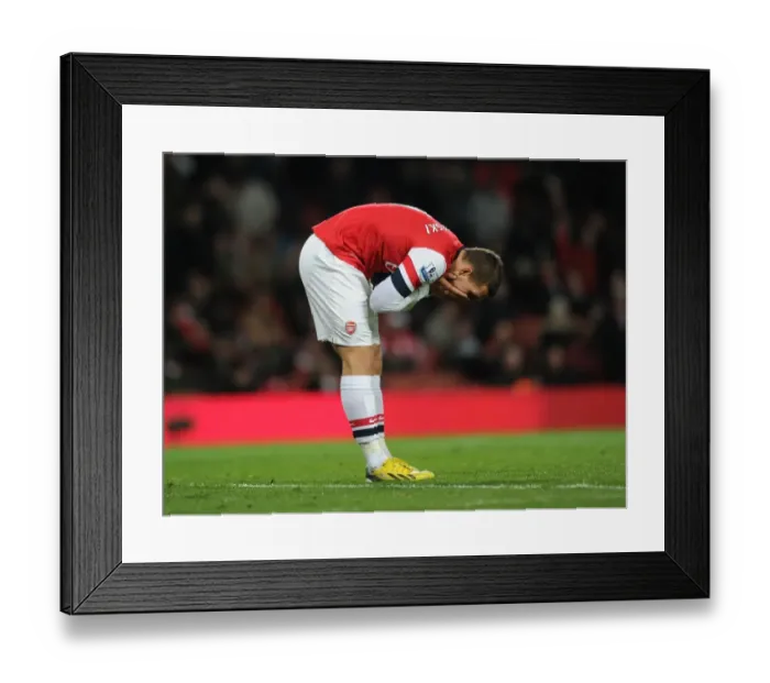 Framed Print : Lukas Podolski in Action: Arsenal vs West Bromwich Albion, Premier League 2012-13