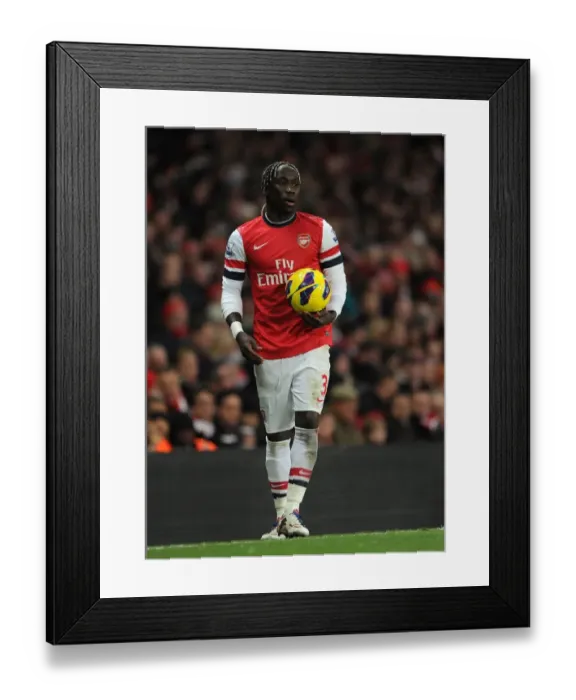 Framed Print : Bacary Sagna (Arsenal). Arsenal 2: 0 West Bromwich Albion. Barclays Premier League Framed Print : Bacary Sagna (Arsenal). Arsenal 2: 0 West Bromwich Albion. Barclays Premier League